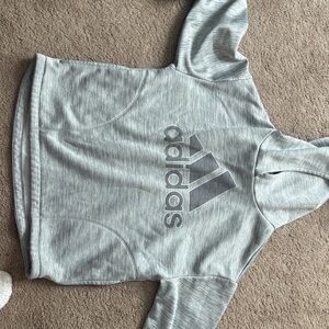 adidas Gray Kids Hoodie